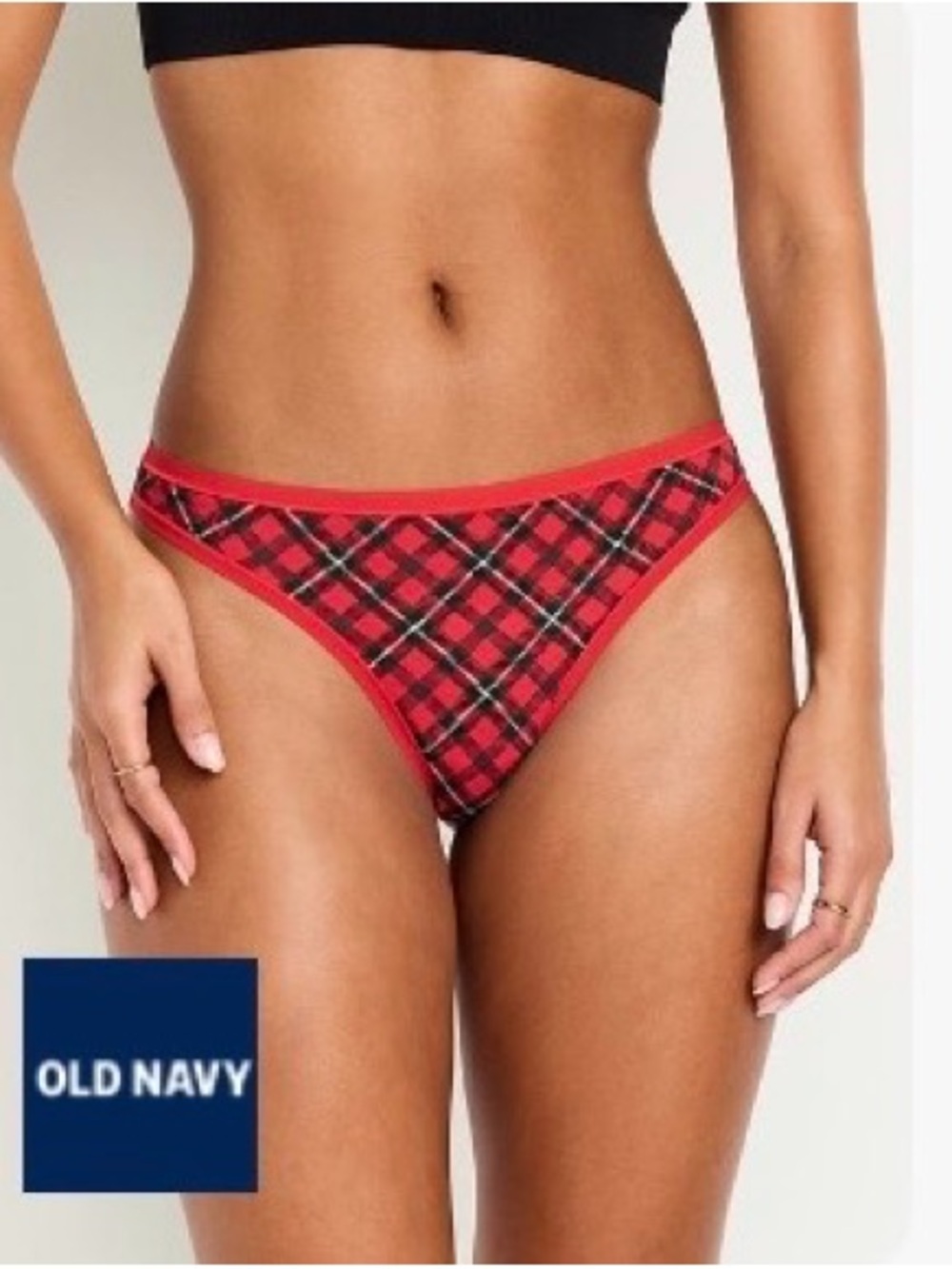 Low-Rise Cotton Thong